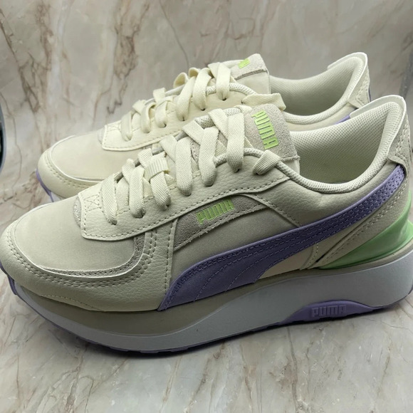 Puma Cruise Rider NU Satin Sneaker,
White + Pristine, Size US 5.5/EU 36.5, NIB - Picture 12 of 15